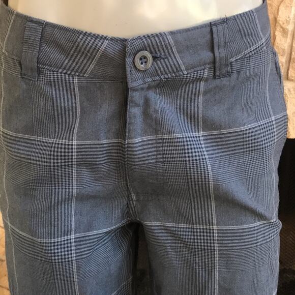 O'Neill Bermuda Plaid Polyester Viscose Shorts Blue Men's Size 30 - Picture 5 of 6